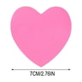 thumbnail image 3 of EGNMCR Office & Stationery Heart Shape Love Notes Adhesive Pads For Students Cute Message Stickers For Takeaway Milk Tea Shop Reminder Labels For School Offic Post it note, 3 of 7