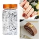 thumbnail image 3 of Copos de Hojas de Oro Sunnimix 3g Plata para Manualidades y Nail Art, 3 of 8