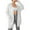 DT--White, variant on DailyTrove Women's Long Cardigan, Casual Lounge & Office Wear, Soft Rayon Blend, Plus Size Friendly
