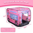 thumbnail image 2 of AOKESI Pop Up Play Tent Foldable Ice Cream Truck Tent with 3 Openings, Indoor Outdoor Kids Pretend Playhouse Toys for Toddlers (Ice Cream Truck), 2 of 6