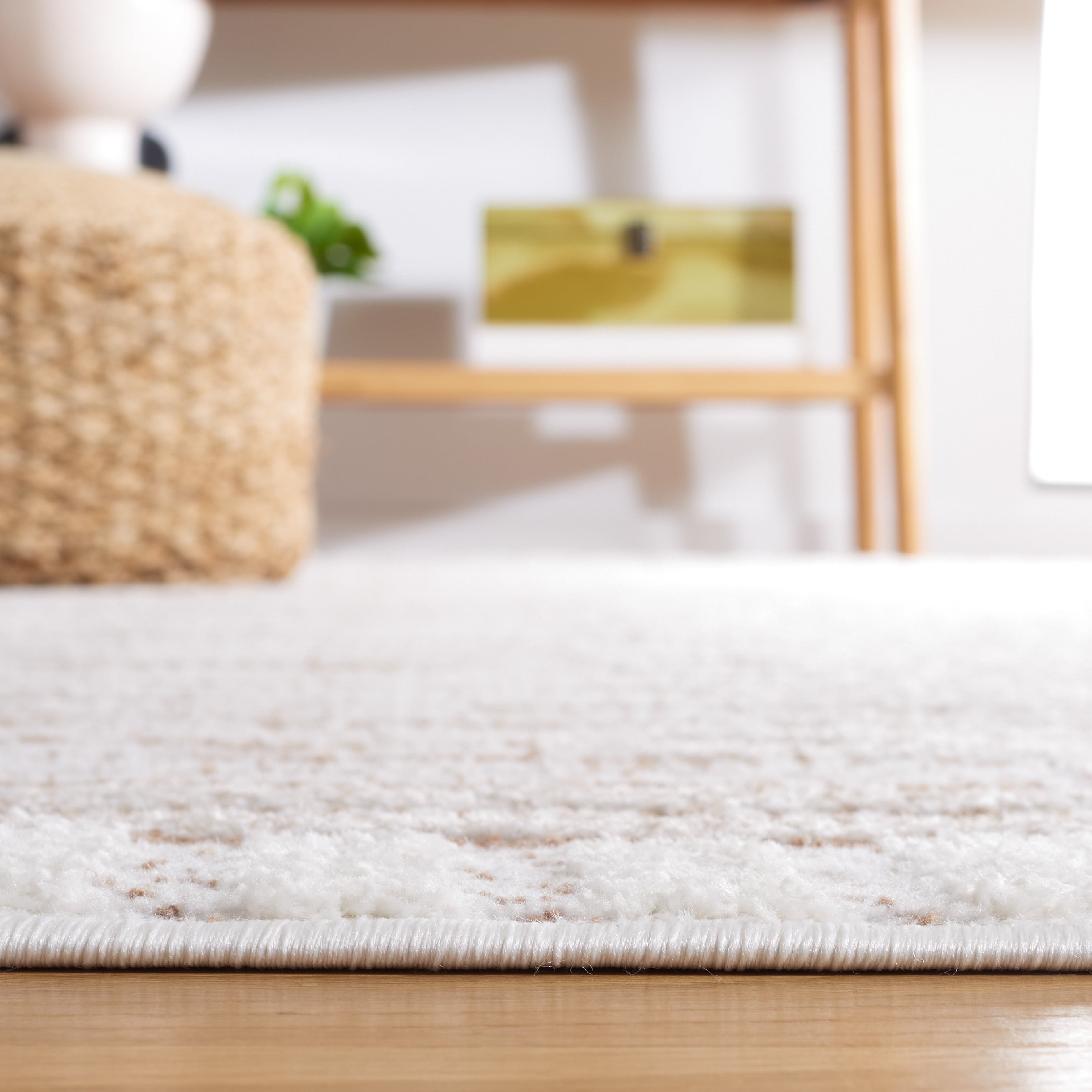SAFAVIEH Alamo Keila Abstract Area Rug, Taupe/Ivory, 4' x 6'