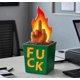 thumbnail image 5 of Fun Burn Fire Statue,Dumpster Fire Decor Statue,Dumpster Fire Desk Decor, 5 of 5
