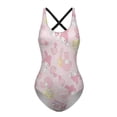 thumbnail image 5 of Kuromi And My Melody Women's One Piece Swimsuit Athletic Training Swimwear Bathing Suit, 5 of 7