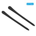thumbnail image 3 of Uxcell Glasses End Tips Eyeglass Anti Slip Ear Sock Pieces Tube Sleeve Replacement Temple Style 1, Black 8 Pairs, 3 of 5
