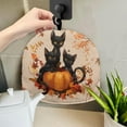 thumbnail image 4 of ZUXONGSY Thanksgiving Black Cat Tea Cozies Covers Thick Teapot Cosy with Hanging Ring Kettle Dust Cover Fit Tea Breakfast Warmer Cover Stain Resistant Autumn Thanksgiving Decor, 4 of 7