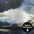thumbnail image 7 of Americanflat 71" x 74" Shower Curtain, Abstract Navy Gold by Lisa Nohren, 7 of 7