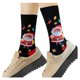thumbnail image 2 of Gibobby Calcetines de punto frío para mujer Mujer Navidad Calcetines con estampado navideño Mid Socks (Multicolor, Unitalla), 2 of 2