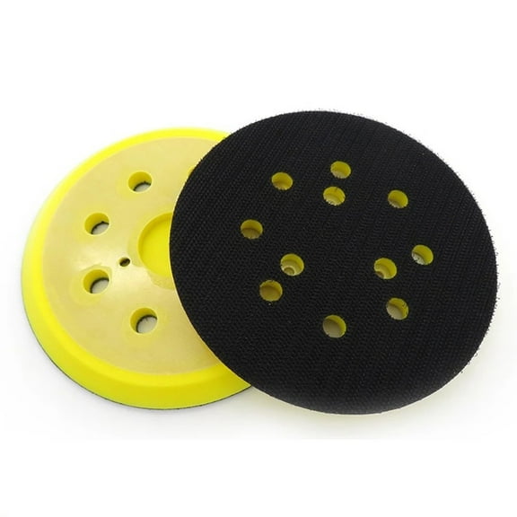5Inch 125Mm 8-Hole 3 Nails Back-Up Sanding Pad Hook and Loop Sander Backing Pad
