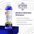 thumbnail image 3 of Le'Host Moisture Retention Shampoo Nourishes Strengthens & Adds Flexibility, 8 oz., Dry Hair, 3 of 10