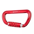 thumbnail image 1 of 10x Mosquetón Profesional De Escalada En Roca Con Bloqueo De Tornillo Mosquetón Resistente Rojo, 1 of 2