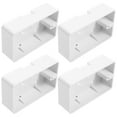 thumbnail image 2 of 5pcs Wall Mount Outlet Boxes Electrical Outlet Box Wall Mount Electrical Box Wall Socket External Installation Junction Box for Home Electrical Box Extender, 2 of 9