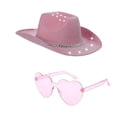 thumbnail image 4 of Sombrero de vaquero Salvador Sombrero de Sol Transpirable Rosa, 4 of 9