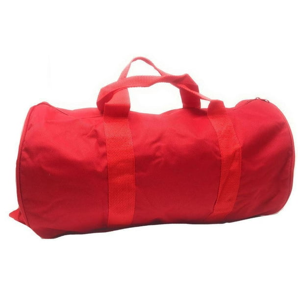 Roll Shape 18 inch Duffle Bag Travel Sports Gym School Carry On Luggage