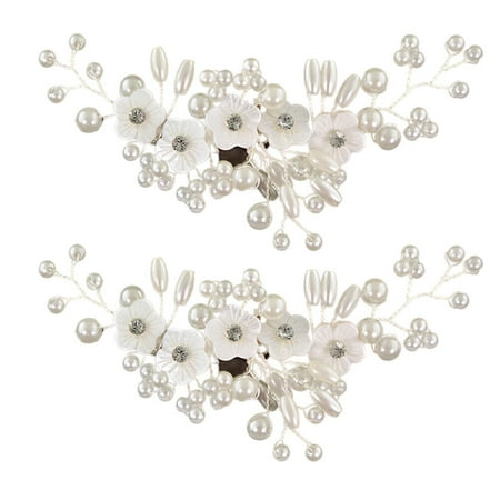 

2pcs Pearl Shoes Clips Shoe Clip Charms Women Wedding High Heels Fashion Buckle