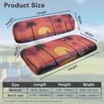 thumbnail image 3 of Psesaysky Hawaii Palm Tree Sunset Seat Covers for Golf Cart, Washable Golf Cart Seat Covers for Club Car Precedent Ordinary Seats Breathable Comfortable/Anti-Scratch/Anti-Fading/Easy to Install, 3 of 8
