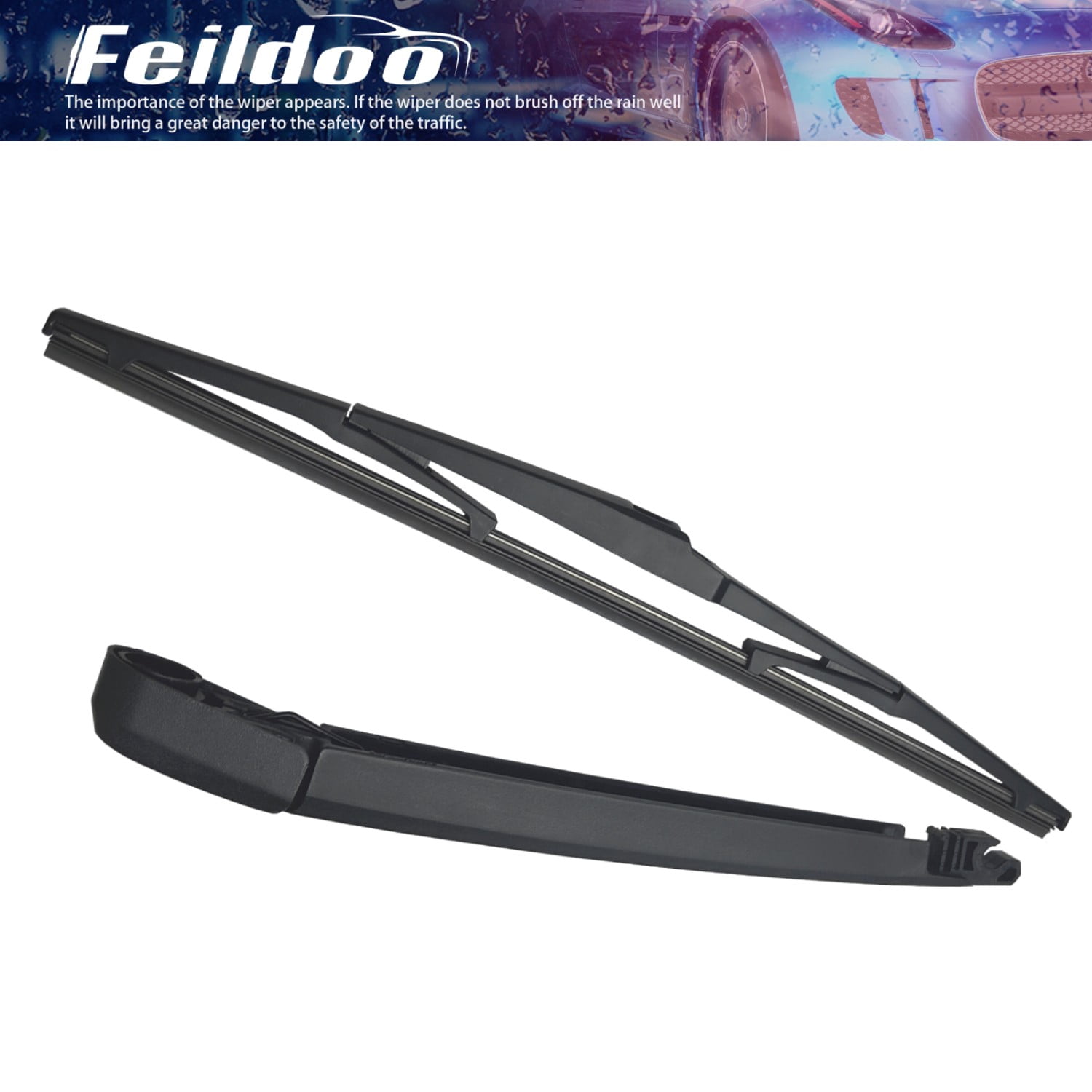 Feildoo 4 Wipers 26"+21"+14"+12" Windshield Wiper Blades Compatible with Lexus RX450h 2022-2018 Front Rear Wipers & Arm (Pack of 4),Y05X7P2W