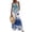 #01Blue, variant on Women's Summer Boho Casual Jumpsuits Wide Leg Overalls Floral Print Baggy Rompers with Pockets Blue XL
