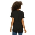 thumbnail image 3 of Felina | Slub Jersey Crew Neck T-Shirt | 2-Pack (X-Large, Black White), 3 of 5