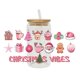 thumbnail image 1 of Jileijar - Adhesivo de transferencia para vasos con efecto UV DTF para Navidad, 6 hojas de adhesivos navideños para frotar sobre madera, manualidades, adhesivos para vasos con efecto DTF para Navidad, 1 of 6