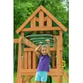 thumbnail image 2 of Creative Cedar Designs Mountain View Wooden Swing Sets with Tarp Roof with Multicolor Accessories & Green Slide, 2 of 9