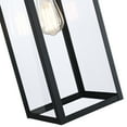 thumbnail image 2 of 22 in. Matte Black Dusk to Dawn Outdoor Wall Lantern Sconce with No Bulbs Included, 2 of 8