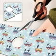 thumbnail image 6 of Yayeee Faucet Mat for Kitchen Sink 30" Diatomite Long Splash Guard Pad, Colorful Trains, 2 Pack, 6 of 7