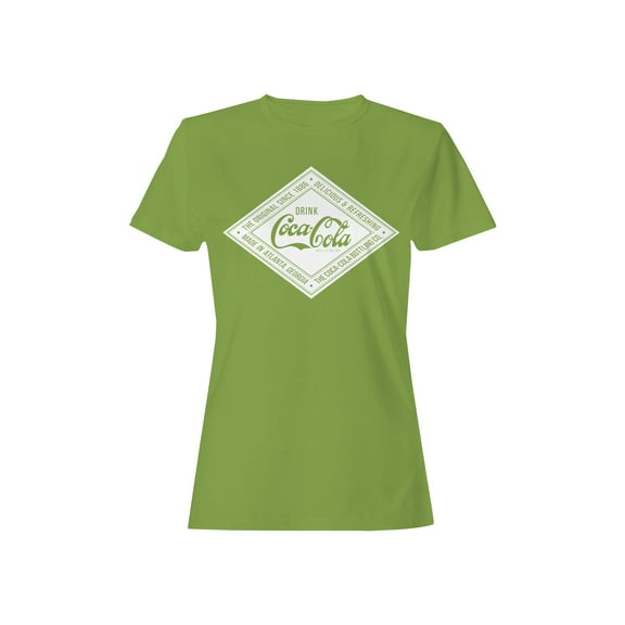 Officially Licensed Coca Cola Vintage Diamond Logo Women's T-shirt