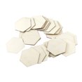 thumbnail image 1 of Piezas de madera hexagonal Piezas Sin terminar Signos Pulidos Decoraciones de Wedding Decoration Decoration Decoration para los paquetes de DIY 50 Vogacara HA012611-00, 1 of 7