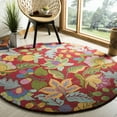 thumbnail image 2 of SAFAVIEH Jardin Coriander Floral Wool Area Rug, Red/Multi, 5' x 8', 2 of 5