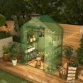 thumbnail image 4 of QinaQin Invernadero exterior walk-in de uso rudo con cubierta PE resistente, ideal para plantas, jardinería y germinación, 4 of 8