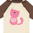 thumbnail image 4 of Inktastic Love Cat 2 Boys or Girls Long Sleeve Baby Bodysuit, 4 of 5