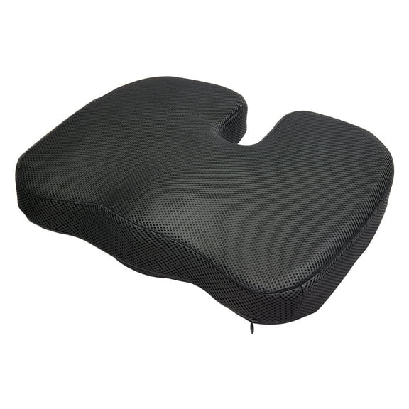 KFFKFF Cooling Gel and Memory Foam Seat Cushion with U-Shaped Cutout, Pressure-Relief Pad for Wheelchairs, Lightweight Design with Removable Cover, Ideal for Travel, Car, Office, and Airplane Use