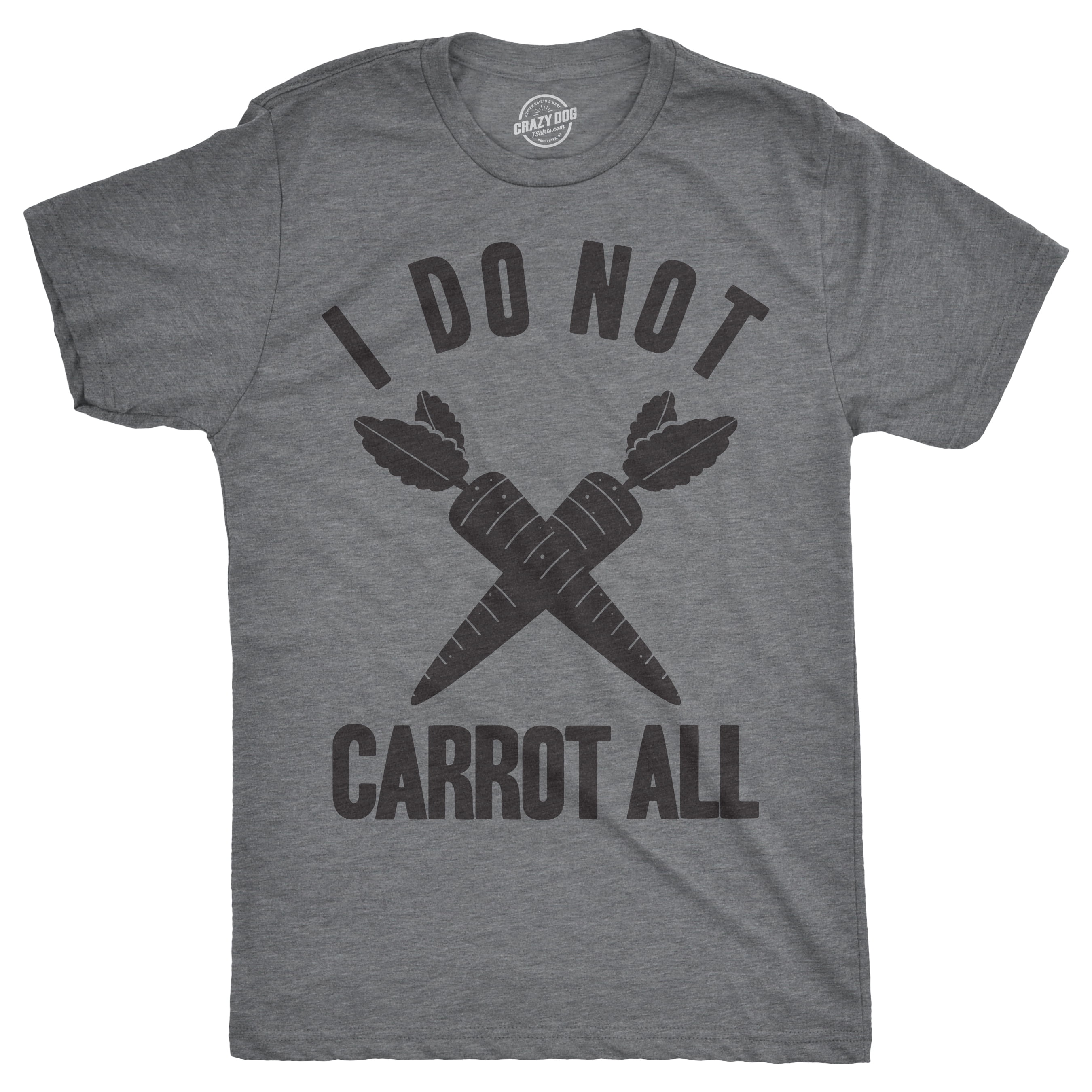 Gray Mens Graphic Tank Top Shirts with Sayings I Dont Carrot All Mens Tank Top 
