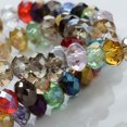thumbnail image 2 of 100 Piezas de de Cristal Facetadas de Cristal para La Fabricación de Hugo Cuentas Rondelle, 2 of 7