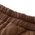 thumbnail image 5 of Lixiuxyad High Waisted Pants Women's Solid Color Fashion High Waist Cotton Padded Pants For Outdoor Wear Brown, 5 of 6