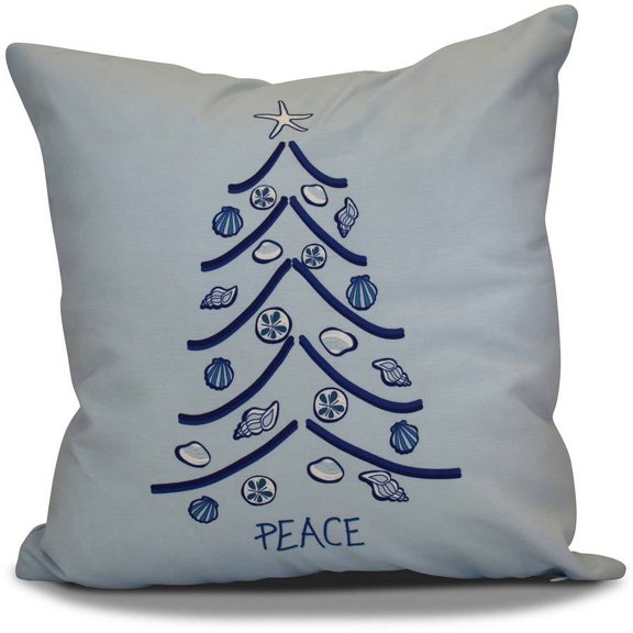 Simply Daisy 16" x 16" Sand Tree Geometric Print Pillow