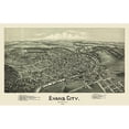thumbnail image 3 of Fowler 14x10 Black Modern Framed Museum Art Print Titled - Evans City Pennsylvania - Fowler 1900, 3 of 5