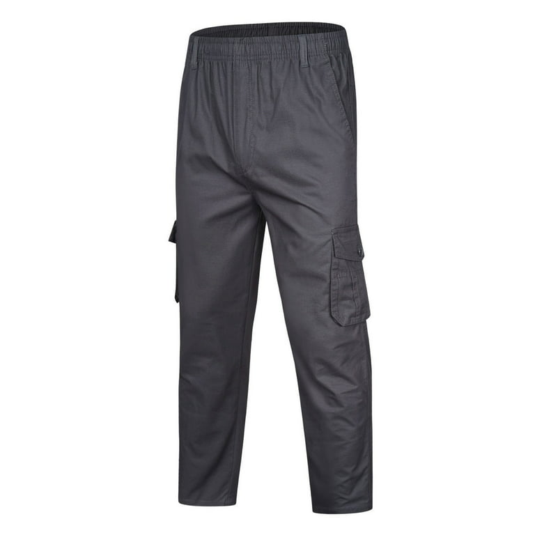 LEEy-World Men'S Pants Men's Joggers Workout Pants Men Lightweight Quick  Dry Track Running Travel Hiking Cargo Pants Dark Gray,4XL 