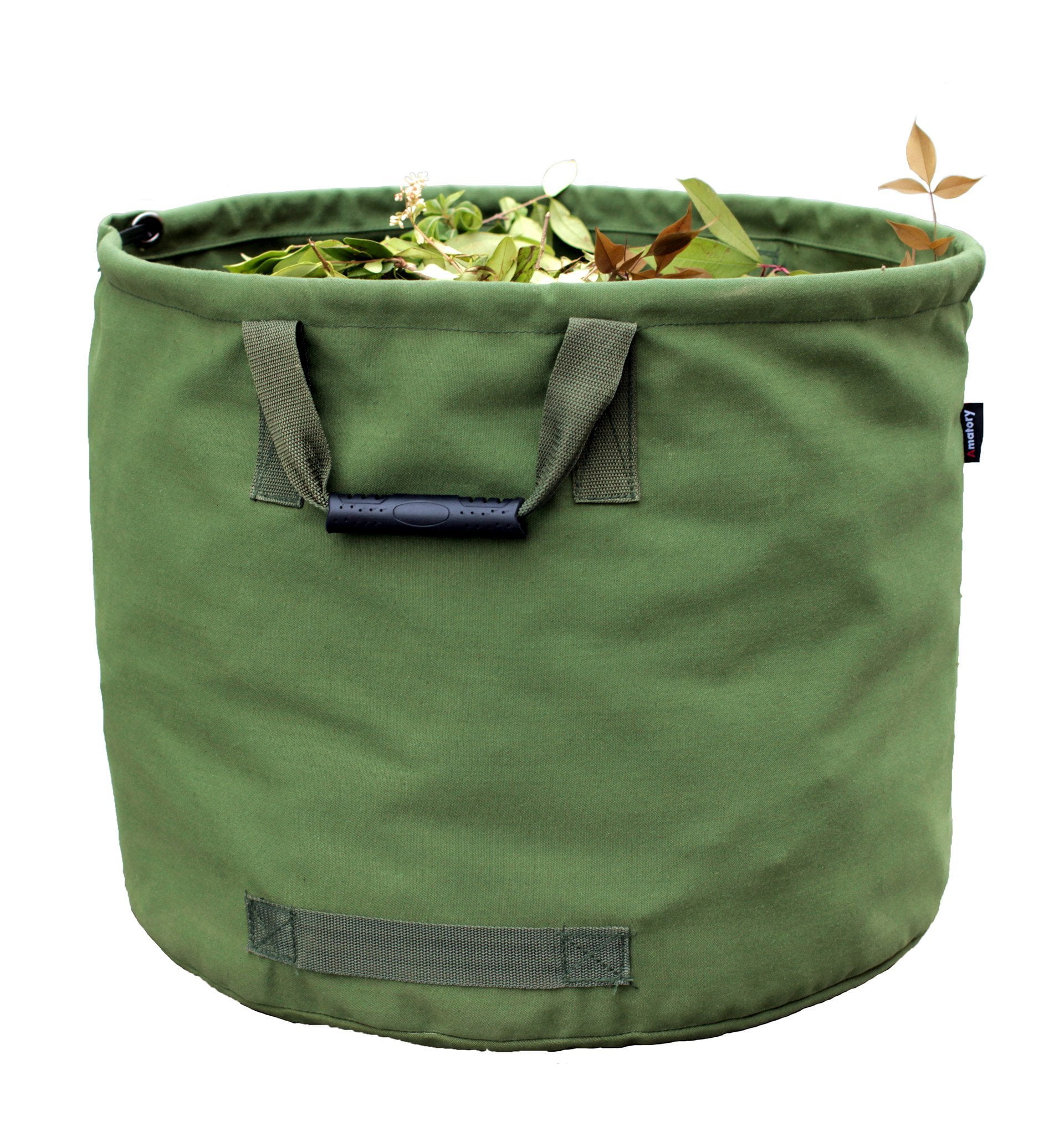 Amatory Garden Lawn Leaf Yard Waste Bag Container Tote Gardening Trash