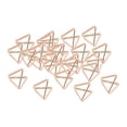 thumbnail image 2 of AMLESO 24 Pcs er pour Affichage de Bureau Support de Carte Nom Numéro Clip Mémo Photo Image pour Or Rose, 2 of 6