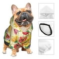 thumbnail image 3 of Balery Sunflower Cornflower Poppy Sudadera con Capucha para Perros Pequeños – Ropa para Mascotas, Disfraz para Perros y Gatos, Ideal para Fiestas y Cosplay-X-Small, 3 of 7