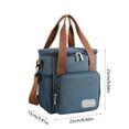 thumbnail image 3 of xaoyunyn Versatile Shoulder Crossbody Ice Bag Tote for Outdoor Picnics,Large Capacity Insulated Cooler Bag for Hot and Cold Retention,Stable and Scratch Proof with Handhold and Detachable Strap, 3 of 6