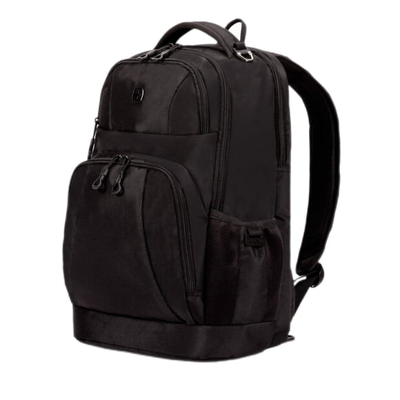 SwissGear 5698 Sac à Dos pour Ordinateur Portable, Idéal pour les Déplacements, le Travail, les Voyages, le Collège et l'École, Convient à un Cahier pour Ordinateur Portable de 16 Pouces, Noir