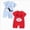 A93-Blue & Red, variant on Hessimy 2Pcs Infant Baby Boy Summer Outfit Short Romper Onesie Short Sleeve Jumpsuit Newborn Coming Home Clothes,Lightweight 6-12 Months 12-24 Months 2t 3t 4t 5t 6t 7t 8t 9t Children 12-18 Months