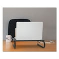 thumbnail image 6 of Metal Monitor Riser, 14.63" X 9.25" X 4", Black, Supports 44 Lbs | Bundle of 5 Each, 6 of 7