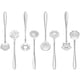 thumbnail image 1 of Juego de 8 cucharas de flores, cucharilla de café, vajilla de acero inoxidable, cuchara creativa para azúcar, cuchara para té, 1 of 5