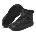 thumbnail image 3 of Zapatos descalzos de caña alta para niños Botas de nieve de pie ancho impermeables antideslizantes (Negro 30), 3 of 9