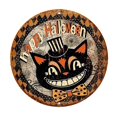 thumbnail image 1 of WHEANG Halloween Pumpkin Wooden Round Sign Creative Decorative Sign (11.8*11.8 Inch), 1 of 5