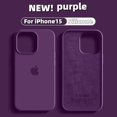 thumbnail image 3 of Funda Oficial De Silicona Suave Para iPhone 15 Pro MAX 11 12 13 14 X XS XR 7plus 8plus Protección Contra Golpes Cubierta Trasera, 3 of 3