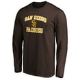 thumbnail image 2 of Men's Brown San Diego Padres Team Heart & Soul Long Sleeve T-Shirt, 2 of 3